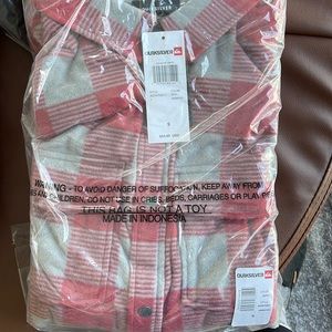 NWT Quiksilver Mens Polar Fleece Jacket size small.